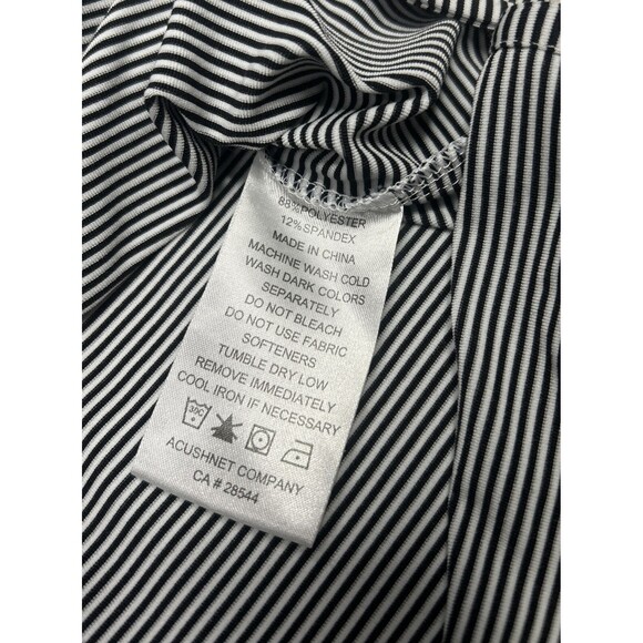 Footjoy FJ Blue Striped Men's Stretch Performance Golf Polo Shirt Size XL - Picture 4 of 8